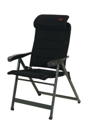 Aluminium Camping Chair, Crespo, 3D Air Deluxe, black