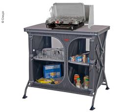 Camping Kitchen Unit, CRESPO, with wide feet