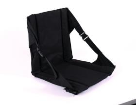 Heatable seat cushion, 40x40cm, black, with adjustable straps