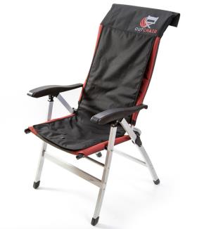 Heatable chair support, universal, 120x42cm, incl. battery + charger