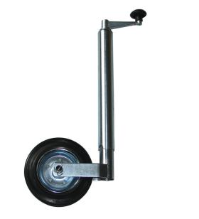 Support wheel for caravan drawbar Height: telescopic