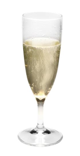 Plastic champagne glasses Tarifa 160ml, SAN, set of 2