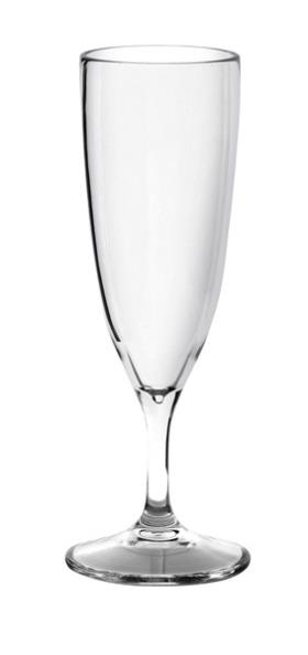 Plastic champagne glasses Provence 160ml, set of 2 (polycarbonate)