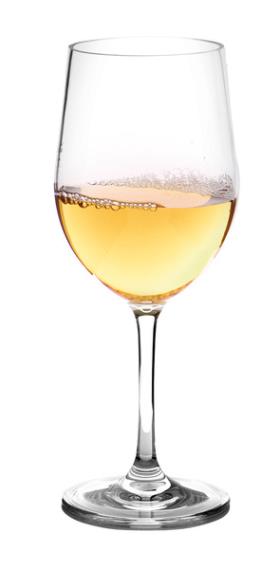 Polycarbonate glasses wine glass, set of 2, 360ml