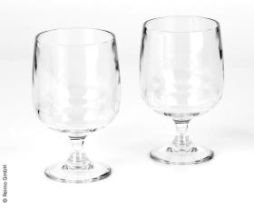 Polycarbonate juice glasses 300ml, 2 pcs.