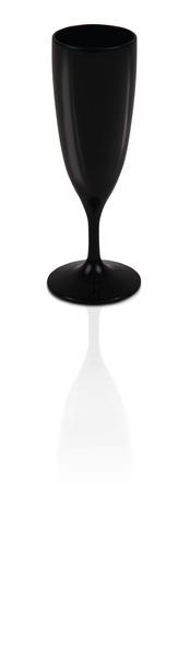 Champagne glas Camp4 160ml sæt med 2 sort, SAN