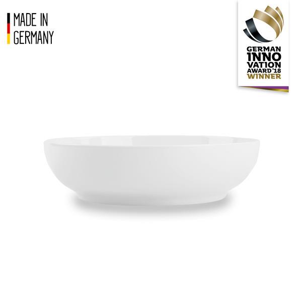 Magnetisk madskål i porcelæn - hvid