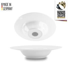 Silwy magnetisk porcelænstallerken, sæt med 2 stk.