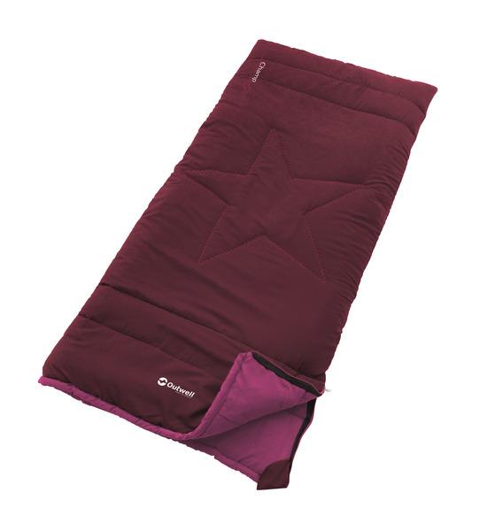 Tæppe sovepose CHAMP Børn, dyb rød 150x70cm