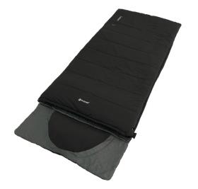 Tæppe sovepose Kontur sort lynlås: højre 220x85cm