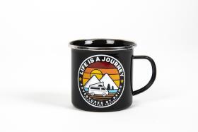 Emalje krus "LIFE IS A JOURNEY"