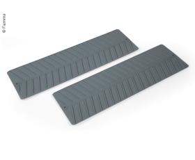 Anti-slip mat Grip (2 pieces), grey, 74x22cm