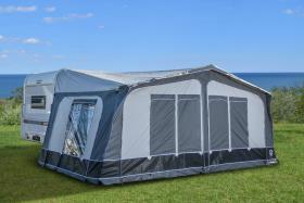 Traditionelt fortelt til campingvogn PALERMO - størrelse 19 (1101-1125cm)