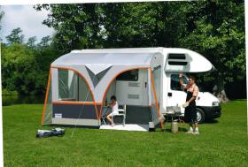 Herzog Awning - Pegasus - W340 x D235 x H250-300 cm