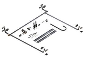 Fold-down bed height adjustment eletrical