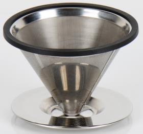 Stainless steel coffee filter for 2 cups