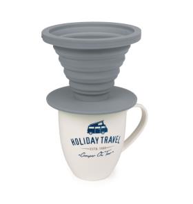 foldbart silikone-kaffefilter