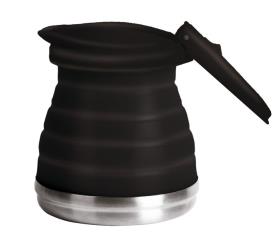 Silicone kettle LOTTA, foldable, ca.800ml, anthracite