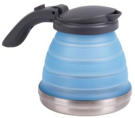 Silicone kettle, foldable, capacity ca.0,8l, blue