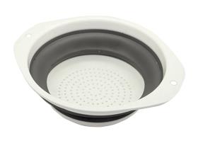 Foldable sieve Ã?24cm H3/8cm, white/grey