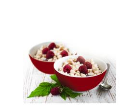 Melamine Bowls, Camp4, 2x white/red Ø15cm