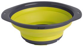 Outwell silikone skål, foldebar, størrelse S, Ø27,8 x H9 cm, limegrøn