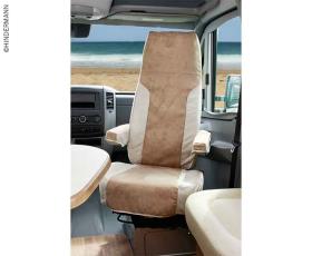 Slipcover 2-parts (ISRI) til Ducato (2007/2014), beige / sand