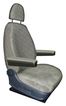 Seat cover universal blue/grey