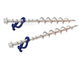 Peggy Peg screw peg long aluminium, set of 2