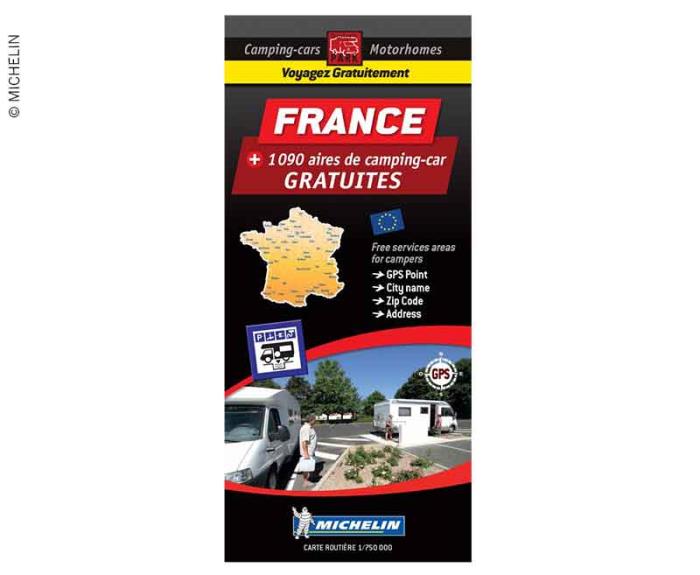 Michelin pitch kort gratis parkering i Frankrig