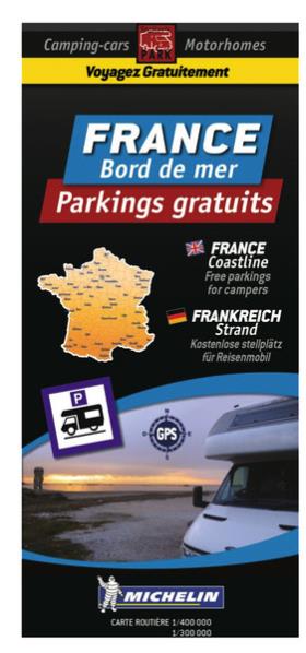 Michelin map of pitches Free pitches French coasts