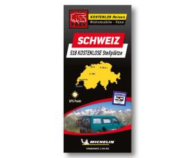 Michelin parkeringsplads kort Schweiz - gratis parkeringspladser