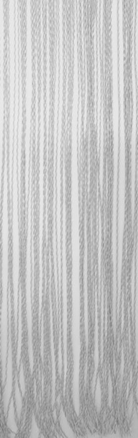 Door curtain STRING 100% PVC, 60x190cm, white/grey