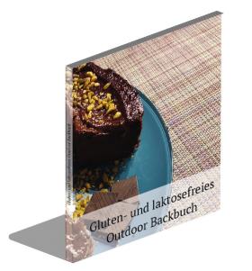 Gluten- and lactose-free outdoor baking book, 18 x 20 cm