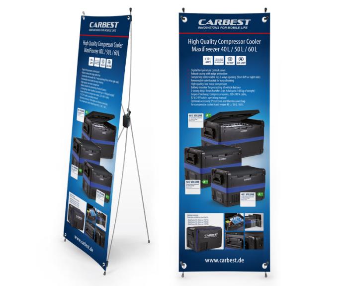 Carbest X-Banner - Design: Heavy Duty Coolers