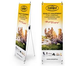 Camp4 X-Banner, størrelse: 600x1800mm