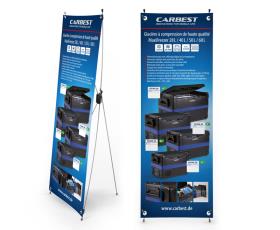 Carbest X-Banner - Maxi Freezer coolers, French, size: 60x180cm