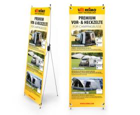 Reimo Telt Techn. X-Banner lufttæller til campingbusser, størrelse: 600x1800mm