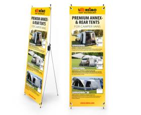 Telt Tec.X-Banner luft telt f.Campingbuses engelsk, størrelse: 600x1800mm