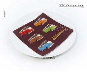 VW collection napkins 'COLORED SAMBA', 20 pcs..