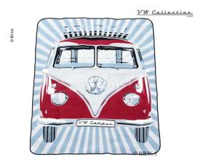 VW collection \'Bulli\' picnic blanket, 2x1,5m water repellent reverse side