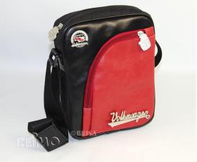 VW collection shoulder bag mini, tyre pattern red/black