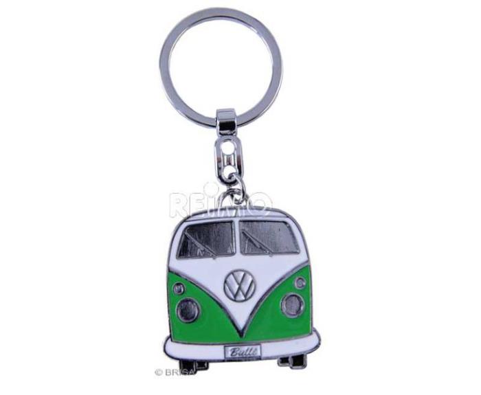 VW Collection key fob green, Bulli-Front-Design, 1pc.