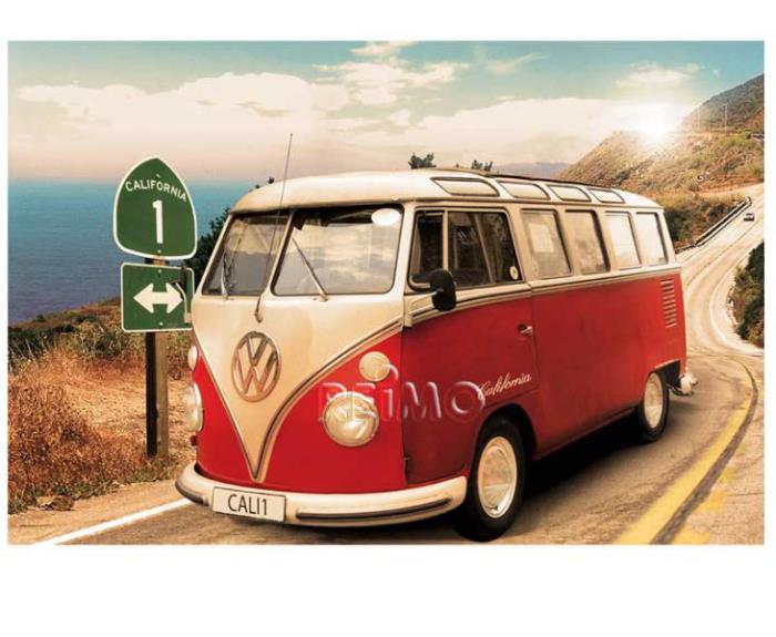 20 Plakat VW Collection VW Bus Route 1