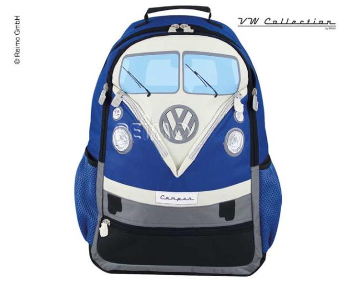 VW Collection rygsæk blå 43x37x13cm polyester stof