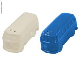 VW Collection Salt+pepper shaker blue+white
