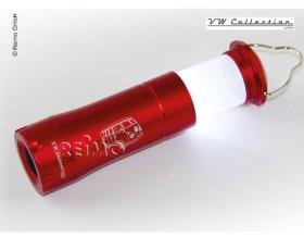 Camping Flashlight, VW Collection Flashlight, red-aluminium