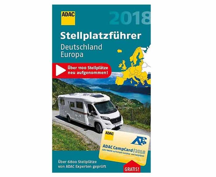 ADAC parkeringsplads guide Tyskland + EU 2018