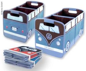 VW Collection folding box, petrol-brown, 33x30x5/58cm