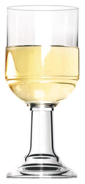 Polycarbonate glasses St. Tropez White wine set 2